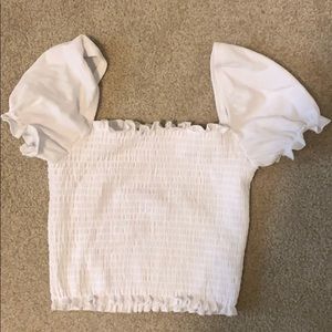 Cropped ribbed Aeropostale top